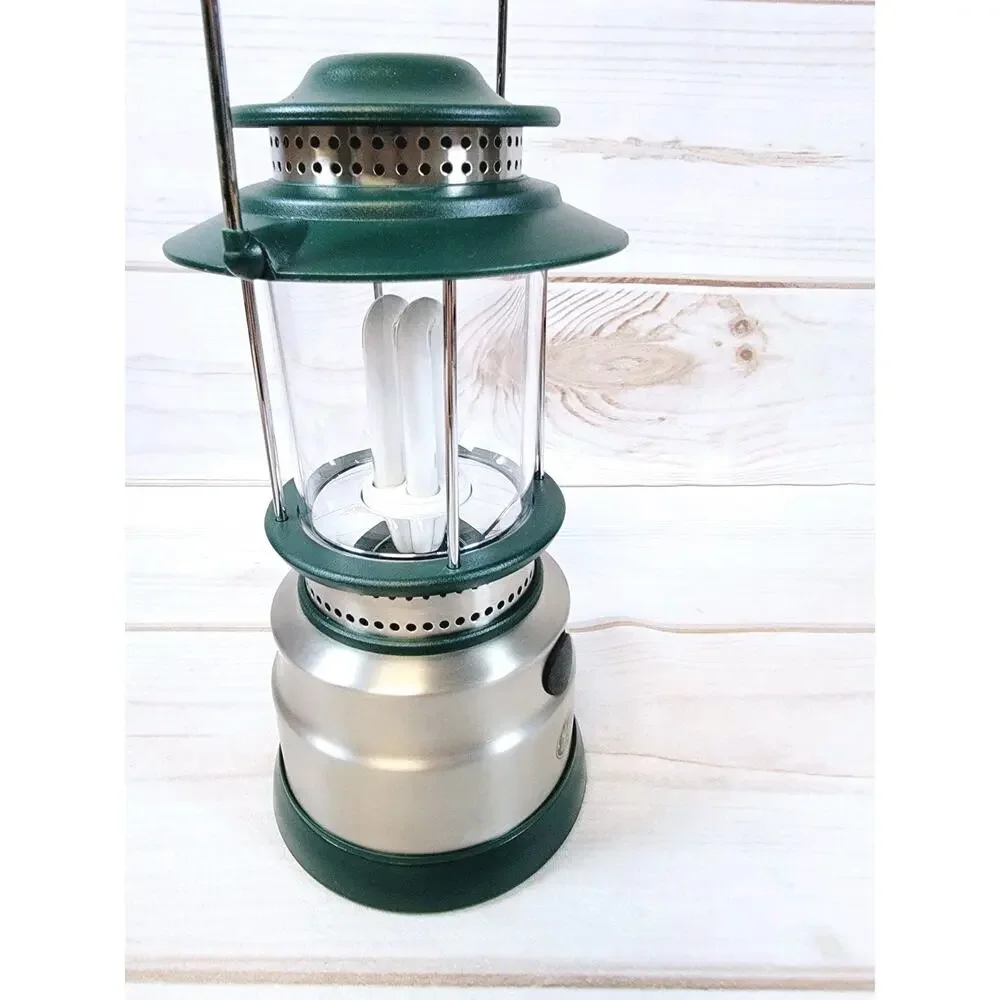 GE SteelBeam Fluorescent Camping Light Lantern 17000 Excellent